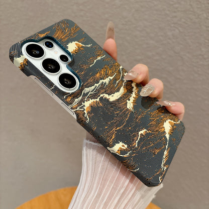 Ultra-thin water-reflective Kevlar textured Samsung phone case