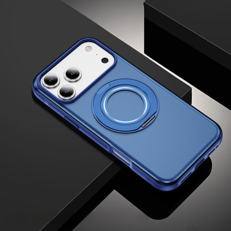 Simple magnetic stand Apple phone case