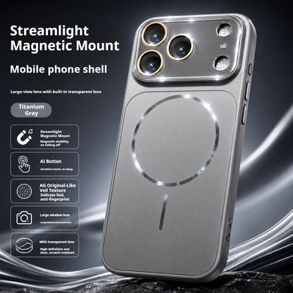 Flowing Light Magnetic Large Window Apple Phone Case