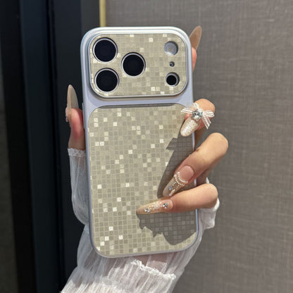 Gradient reflective mosaic texture Apple phone case