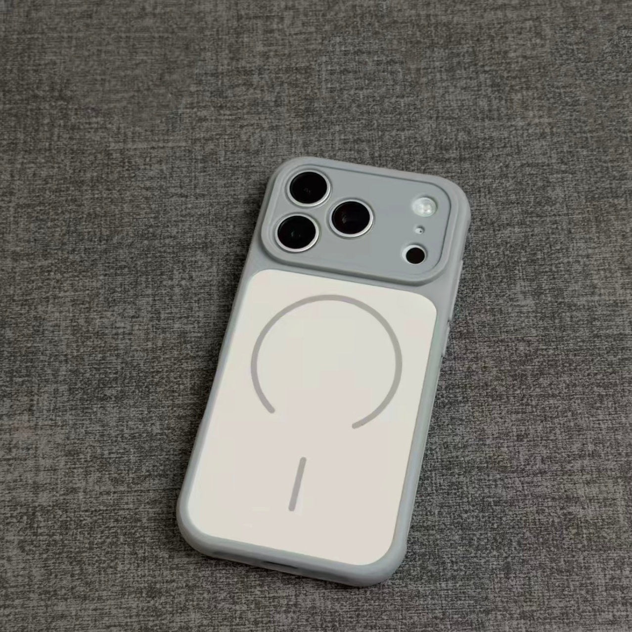 Dual-color skin-feel magnetic Apple phone case
