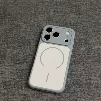 Dual-color skin-feel magnetic Apple phone case