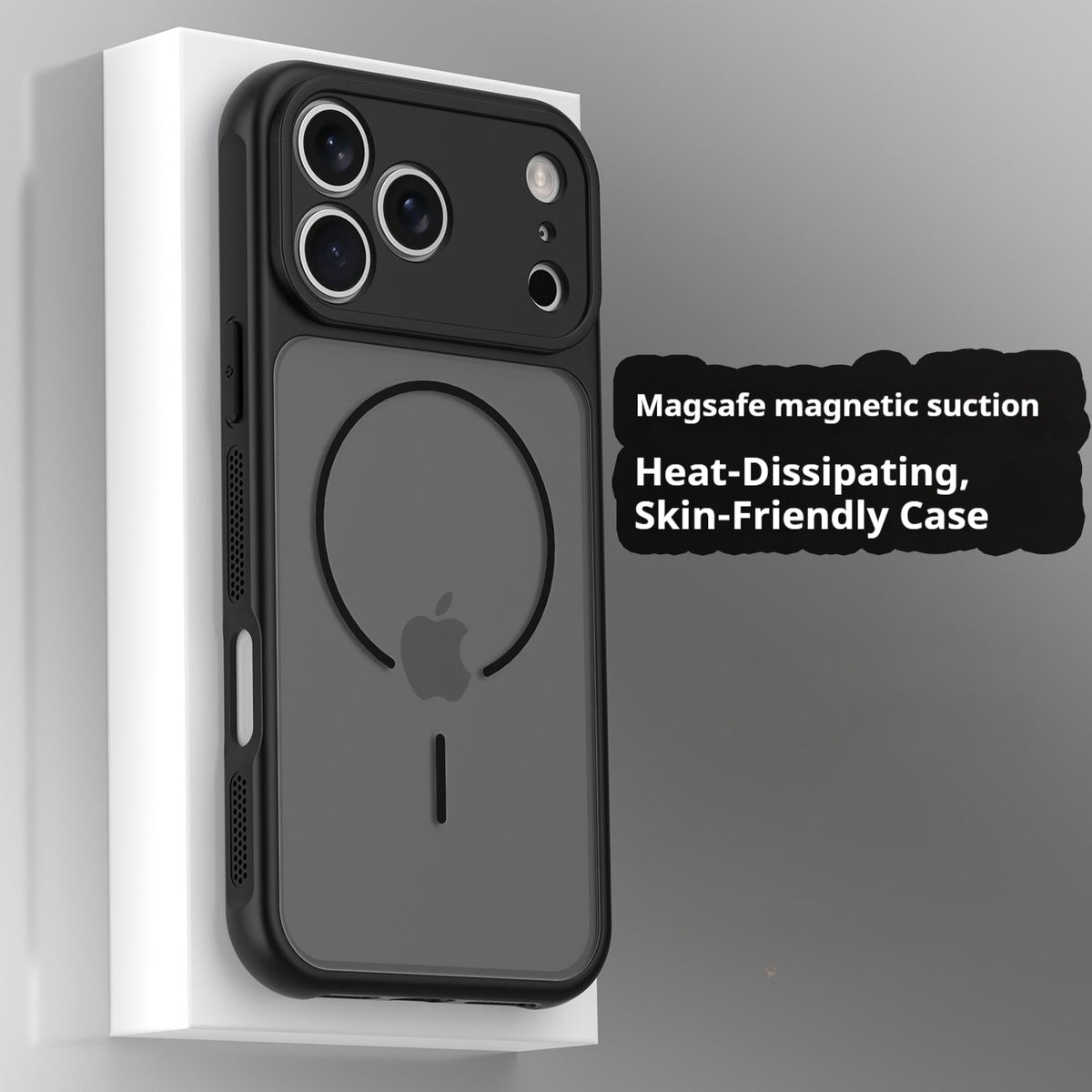 Full-coverage drop-proof magnetic Apple phone case