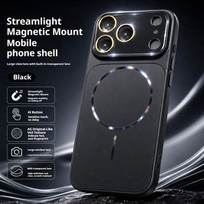 Flowing Light Magnetic Large Window Apple Phone Case