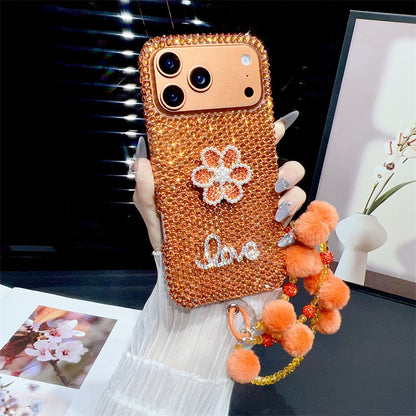 Luxury 3D Rhinestone-Studded Apple Phone Case