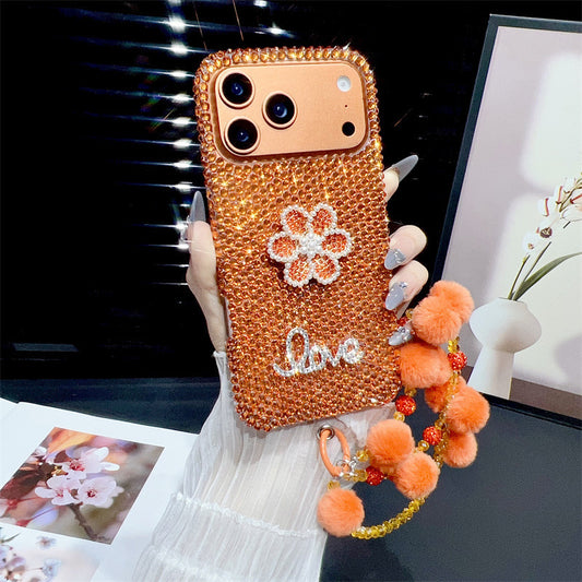 Luxury 3D Rhinestone-Studded Apple Phone Case