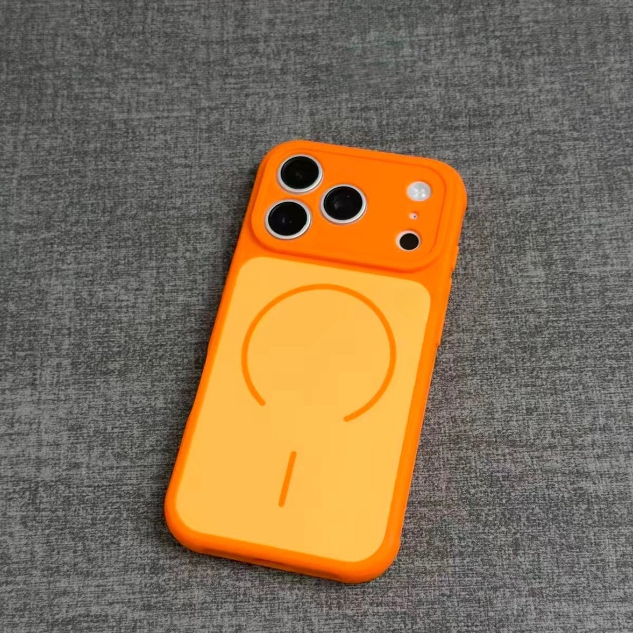 Dual-color skin-feel magnetic Apple phone case