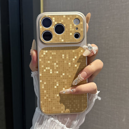 Gradient reflective mosaic texture Apple phone case