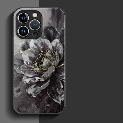 Painted Peony Apple Phone Case