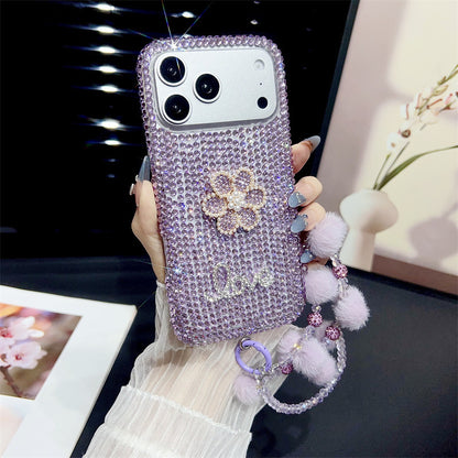 Luxury 3D Rhinestone-Studded Apple Phone Case