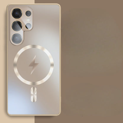 Frosted Glass Skin-Feel Magnetic Samsung Phone Case